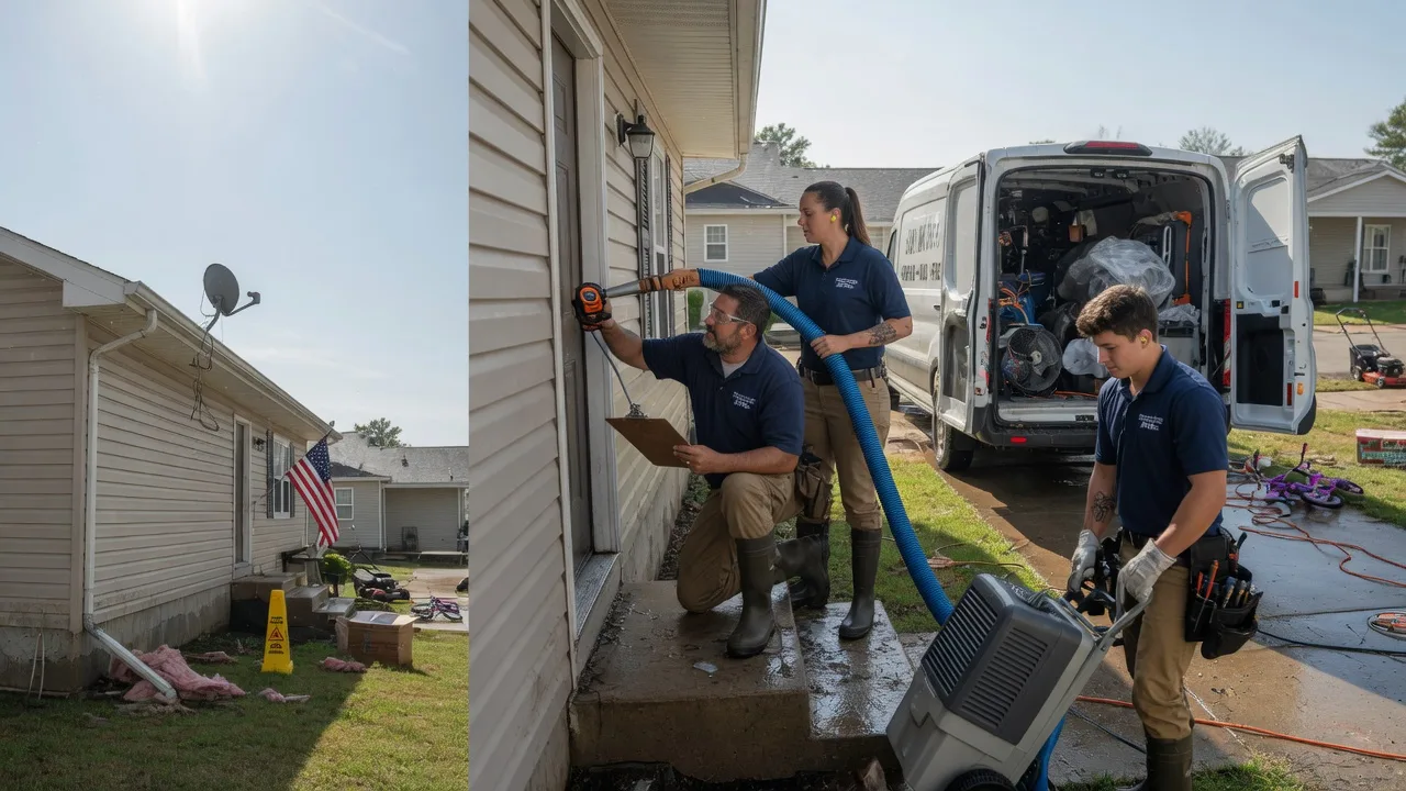 Ceiling Water Damage Restoration in Shelby, IN near me